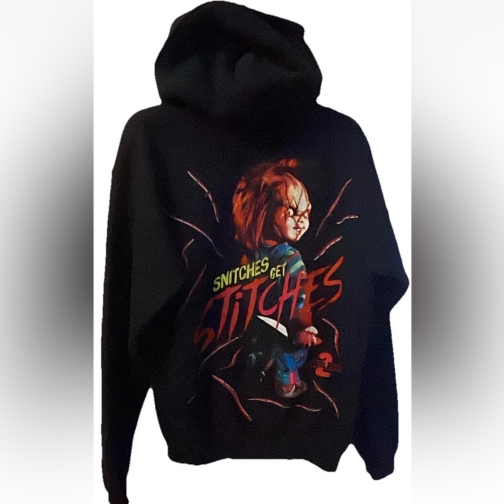 Universal Studios HALLOWEEN HORROR NIGHTS 2022 Childs Play 2 Chucky Hoodie XS